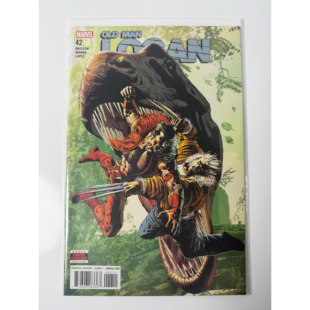 Old Man Logan #42 Marvel Comics 2018 Ed Brisson Mike Deodato Jr Cover Wolverine